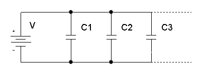 Suntan Show the Schematic Diagram of Series Capacitor and Shunt Capacitor